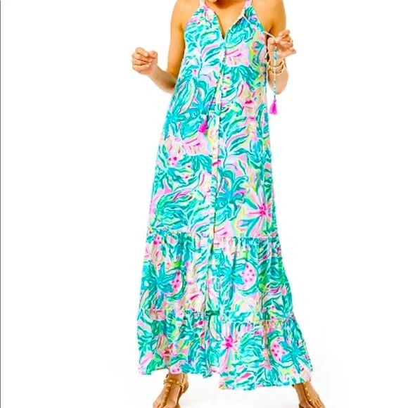 NWOT Lilly Pulitzer Lulianna Maxi Dress - Picture 3 of 10